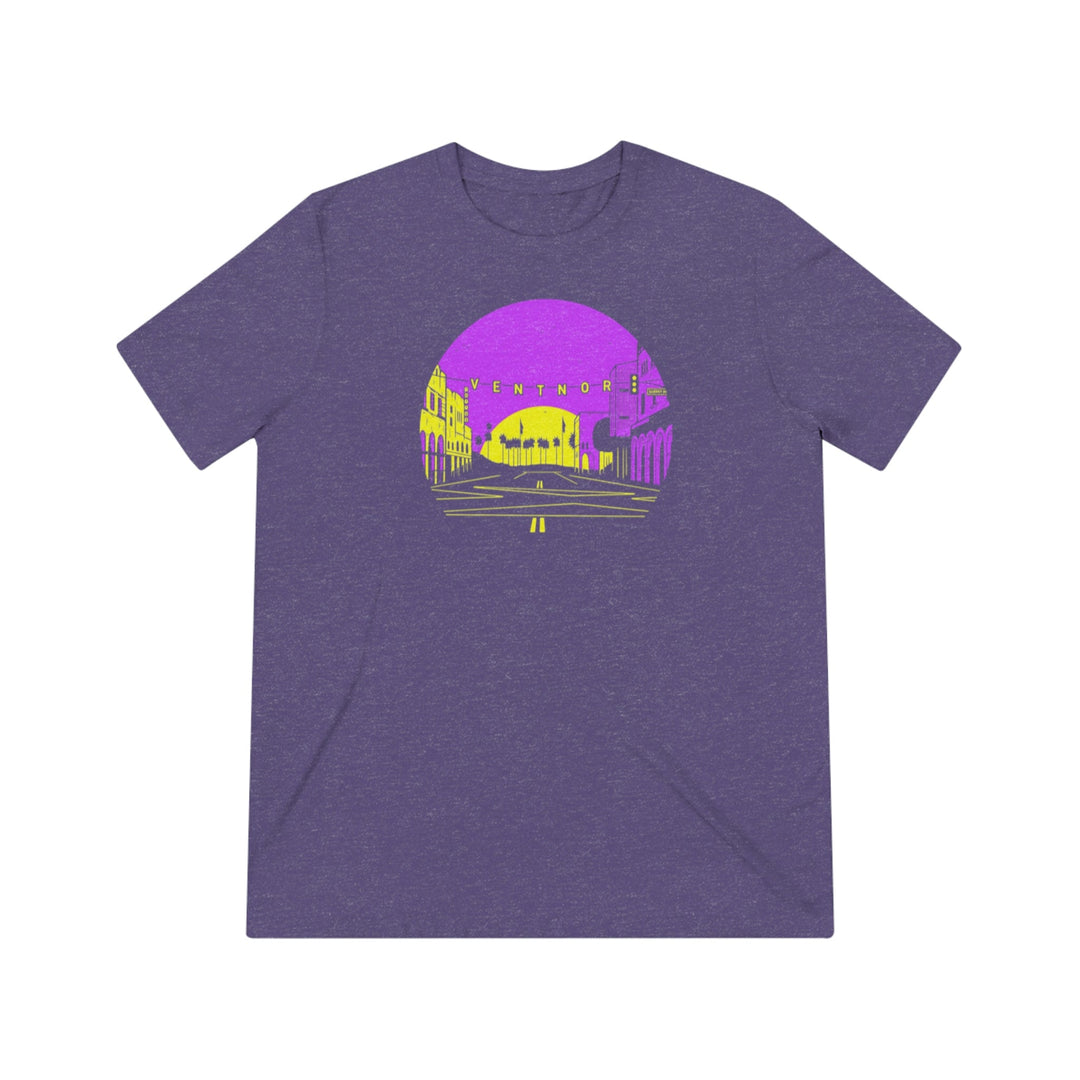 Ventnor Nights - Purple TriBlend / XS - T-Shirt