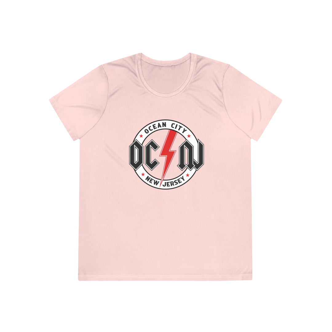Thunderstruck Ocean City Women's Athletic Shirt