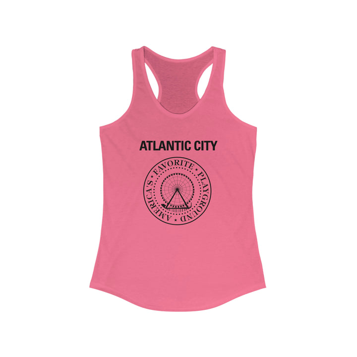 Atlantic City America's Favorite Playground Womens Racerback