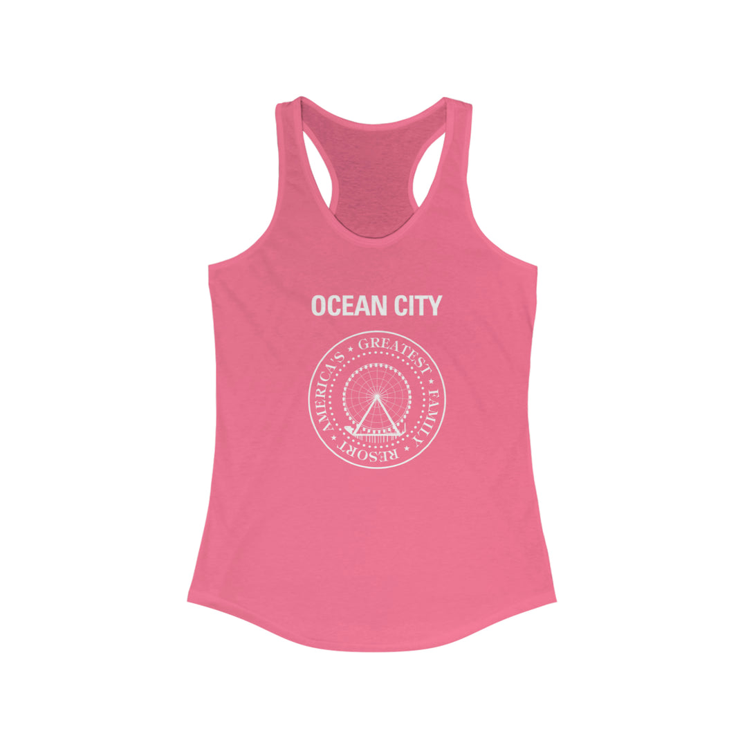 Ocean City America's Favorite Playground Womens Racerback
