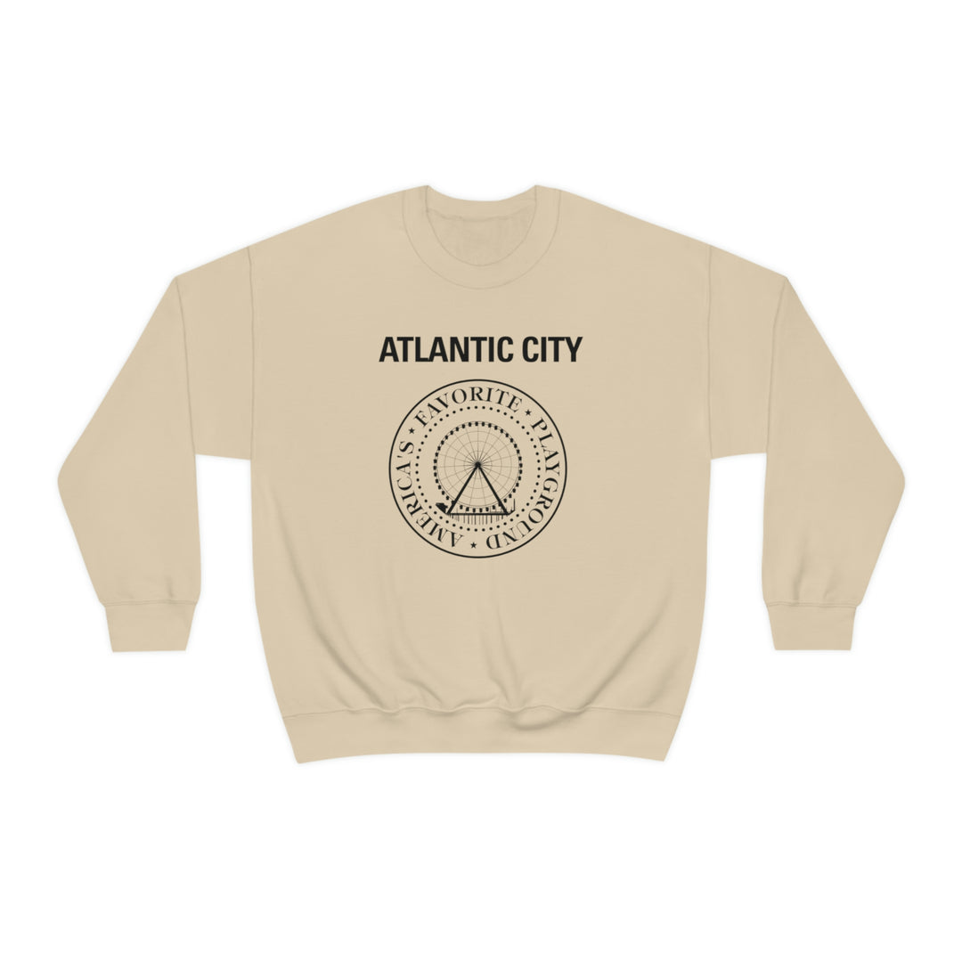 
  
  Atlantic City, America's Favorite Playground Sweatshirt
  
