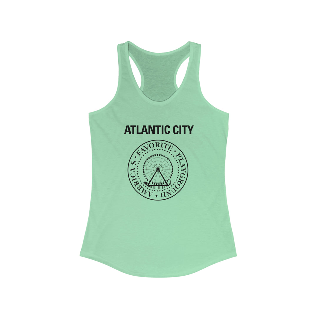 
  
  Atlantic City America's Favorite Playground Womens Racerback
  
