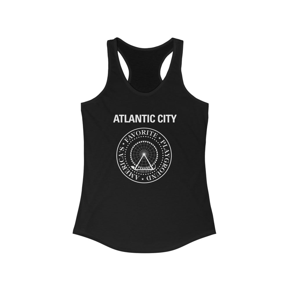 
  
  Atlantic City America's Favorite Playground Womens Racerback
  
